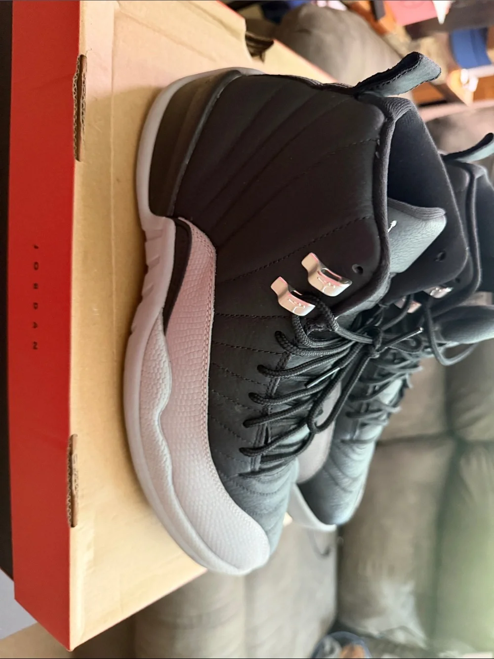 Retro Jordan 12 Wolfe Gray